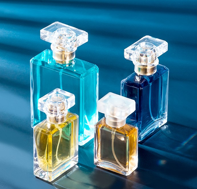 Rectangular Perfume Glass Bottle, 50ml, 100ml